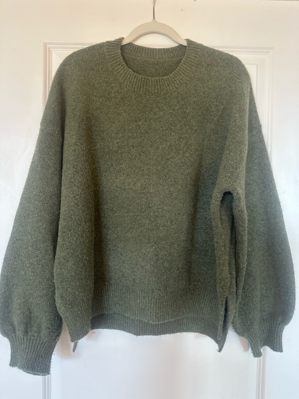 Olive Green Crewneck Sweater